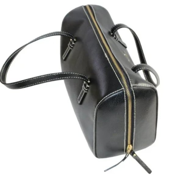 Kate Spade Grand Street Speedy Styling Black Leather Melinda Satchel - Picture 6 of 10